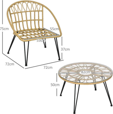 Set-da-Giardino-5-Pezzi-in-Rattan-con-Tavolo-Rotondo-Ø82x50-cm-e-4-Sedie-72x72x75-cm-con-Cuscini-867-171V00BG