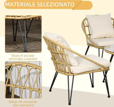 Set-da-Giardino-5-Pezzi-in-Rattan-con-Tavolo-Rotondo-Ø82x50-cm-e-4-Sedie-72x72x75-cm-con-Cuscini-867-171V00BG