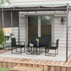 Set-da-Giardino-con-2-Sedie,-Divanetto-e-2-Tavolini-con-Cuscini-e-Piano-in-Vetro,-Nero-84G-319V00BK