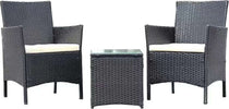 Set-da-Giardino-Grigio-Scuro-2-Poltrone-1-Tavolino-Rattan-Esterno-Cuscini-Beige