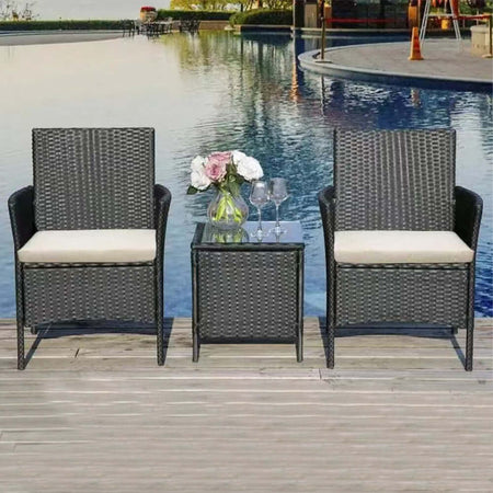 Set-da-Giardino-Grigio-Scuro-2-Poltrone-1-Tavolino-Rattan-Esterno-Cuscini-Beige
