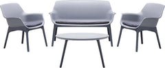 SET-DA-GIARDINO-POLIPROPILENE-'LUXOR'-grigio/antracite-Bica