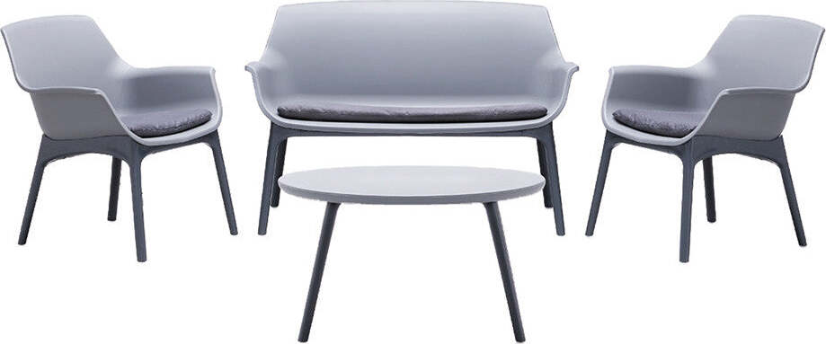 SET-DA-GIARDINO-POLIPROPILENE-'LUXOR'-grigio/antracite-Bica