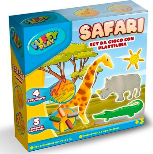 Set-Da-Gioco-Con-Plastilina-Colorata-Tema-Safari-Animali-Gioco-Bambini-Età-3+