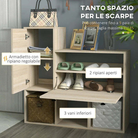 Set-da-Ingresso-con-Attaccapanni-a-Muro-4-Ganci,-Scarpiera-per-9-Scarpe,-Armadietto-e-Specchio-UJ4837-381V80NDUJ4
