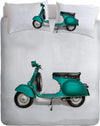 Set Da Letto Matrimoniale Copripiumino 250x200cm E Federe 50x80cm in Stampa Digitale Fotografica in 100% Cotone Made in Italy Fantasia Matrimoniale Vespa Casa e cucina/Tessili per la casa/Biancheria da letto/Copripiumini e set da letto/Set copripiumini e federe Novilunio - Sesto San Giovanni, Commerciovirtuoso.it