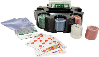 Set da Poker completo per giochi da tavola con 96 Chip e recipiente in PVC Giochi e giocattoli/Giochi da tavola di società e accessori/Casinò e attrezzature/Set da gioco/Set da Poker MagiediNatale.it - Altamura, Commerciovirtuoso.it