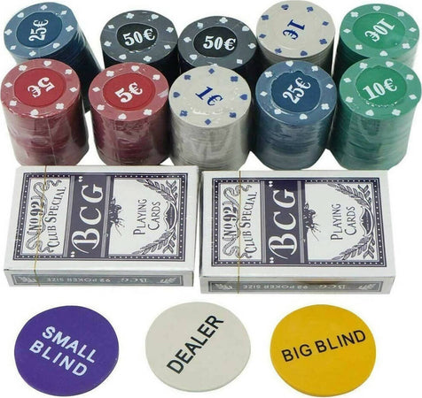 Set-da-poker-professionale-200-fiches-2-mazzi-di-carte-da-gioco-1-tappeto-da-gioco-e-scatola-in-metallo