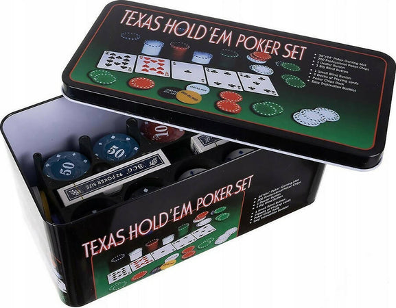 Set-da-poker-professionale-200-fiches-2-mazzi-di-carte-da-gioco-1-tappeto-da-gioco-e-scatola-in-metallo