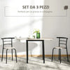 Set-da-Pranzo-3-Pezzi-con-2-Sedie-e-1-Tavolo-da-Pranzo-Ovale-in-MDF-e-Acciaio-per-Spazi-Limitati-UH7835-644UH7