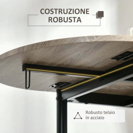 Set-da-Pranzo-3-Pezzi-con-2-Sedie-e-1-Tavolo-da-Pranzo-Ovale-in-MDF-e-Acciaio-per-Spazi-Limitati-UH7835-644UH7