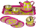 Set Da T? Giocattolo Con Vassoio Teiera Tazze Piattini Bambine Bambini Giochi Giochi e giocattoli/Giochi d'imitazione e accessori di travestimento/Cucina/Set da tè Trade Shop italia - Napoli, Commerciovirtuoso.it