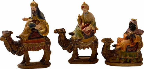 Set dei 3 re magi per presepe decorazione natalizia soggetti natività h 11 cm Casa e cucina/Decorazioni per interni/Addobbi e decorazioni per ricorrenze/Decorazioni natalizie/Presepi/Statuine e fondali per il presepe MagiediNatale.it - Altamura, Commerciovirtuoso.it