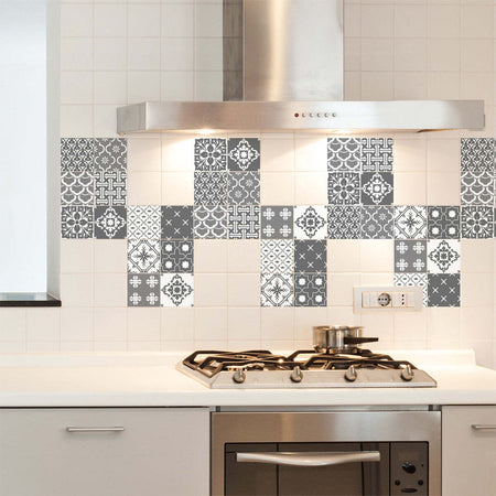 Set di 12 adesivi murali Mosaico Oslo 20×20 cm A878 Ambiance Casa e cucina/Decorazioni per interni/Accessori decorativi/Sticker decorativi/Adesivi e murali da parete/Adesivi da parete Scontolo.net - Potenza, Commerciovirtuoso.it