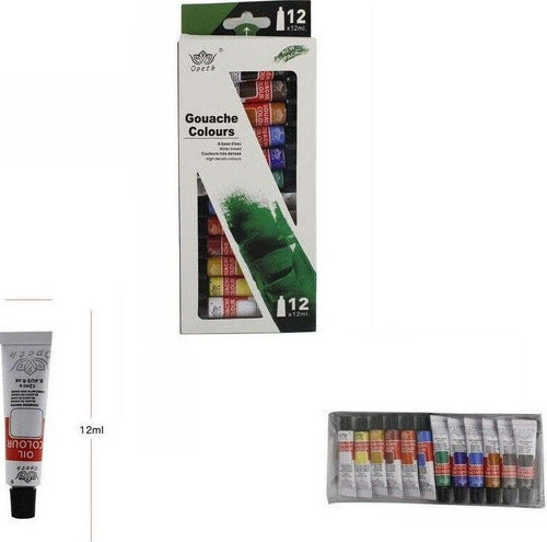 Set 12 Tubi Tubetti Tempere Gouache Pittura Colori 12ml Casa, arredamento e bricolage > Hobby e collezionismo > Disegno e Pittura Trade Shop italia - Napoli, Commerciovirtuoso.it