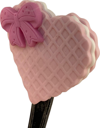 Set di 2 cucchiaini in argilla polimerica cuore e cupcake con fiocco Casa e cucina/Stoviglie/Posate/Cucchiai e cucchiaini/Cucchiai speciali/Cucchiaini da caffè Led Mall Home - Napoli, Commerciovirtuoso.it