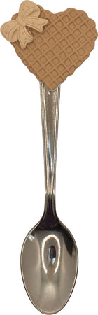 Set di 2 cucchiaini in argilla polimerica teiera e fiocco beige Casa e cucina/Stoviglie/Posate/Cucchiai e cucchiaini/Cucchiai speciali/Cucchiaini da caffè Led Mall Home - Napoli, Commerciovirtuoso.it