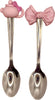 Set di 2 cucchiaini in argilla polimerica teiera e fiocco rosa Casa e cucina/Stoviglie/Posate/Cucchiai e cucchiaini/Cucchiai speciali/Cucchiaini da caffè Led Mall Home - Napoli, Commerciovirtuoso.it