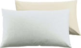 Set Di 2 Federe Bicolor Doubleface Novilunio in Cotone Copricuscino Guanciale Letto 50x80 Cm Made in Italy Naturale/ Perla Casa e cucina/Tessili per la casa/Biancheria da letto/Lenzuola e federe/Federe Novilunio - Sesto San Giovanni, Commerciovirtuoso.it