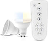 Set di 2 lampadine a LED (GU10) 1 telecomando illuminazione regolabile dimmerabile Smart Home 2700 - 6500K