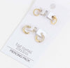 Set Di 2 Piccoli Orecchini Donna A Cerchio Hoops 1 Cm Orecchini Ipoallergenici Senza Nichel Lavorati A Mano Da Donna Moda/Donna/Gioielli/Orecchini MesmerizeD - Porto Sant’Elpidio, Commerciovirtuoso.it