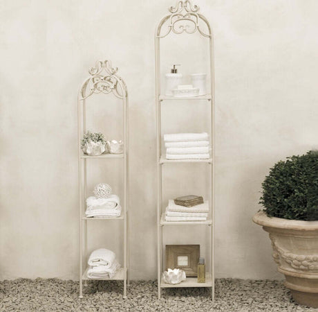 set-di-2-scaffali-stile-provenzale-in-ferro-verniciato-Bianco-Milani-Home
