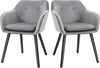 Set-di-2-Sedie-per-Sala-da-Pranzo-con-Braccioli-Imbottite-e-in-Velluto,-54x56x74cm,-Grigio-HY7835-140GYHY7