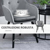 Set-di-2-Sedie-per-Sala-da-Pranzo-con-Braccioli-Imbottite-e-in-Velluto,-54x56x74cm,-Grigio-HY7835-140GYHY7