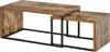 Set-di-2-Tavolini-da-Salotto-Impilabili-e-Salvaspazio-in-Stile-Industriale,-Legno-MDF-e-Metallo,-Marrone-e-Nero-CF9839-082CF9