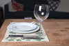 Set di 2 tovagliette americane colazione coppia tovagliette 35 X 50 CM in misto lino stampa floreale fiori  morbide resistenti eleganti made in italy EDERA
