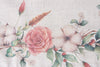 Set di 2 tovagliette americane colazione coppia tovagliette 35 X 50 CM in misto lino stampa floreale fiori  morbide resistenti eleganti made in italy FIOR DI COTONE