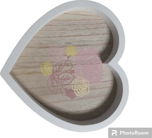 Set-Di-2-Vassoi-in-Legno-a-Forma-Di-Cuore-Con-Decoro-Rose