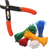 200x Fascette Colorate Stringi Filo Ferma Cavo Con Pinza Cutter Tranciacavi Stripper Fai da te/Materiale elettrico/Gestione del cavo/Stringicavi Trade Shop italia - Napoli, Commerciovirtuoso.it