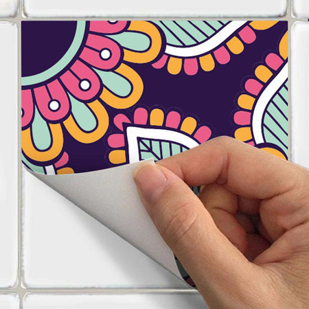 Set di 24 adesivi murali Mosaico Clarissa, 15 × 15 cm Ambiance Casa e cucina/Decorazioni per interni/Accessori decorativi/Sticker decorativi/Adesivi e murali da parete/Adesivi da parete Scontolo.net - Potenza, Commerciovirtuoso.it
