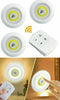 SET di 3 FARETTI LED LIGHT CON TELECOMANDO REMOTE CONTROL PER SOFFITTO ARMADIO Illuminazione/Illuminazione per interni/Luci da incasso Zencoccostore - Formia, Commerciovirtuoso.it