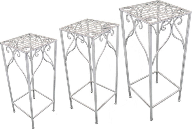 Set-di-3-fioriere-in-stile-provenzale-Bianco-Milani-Home