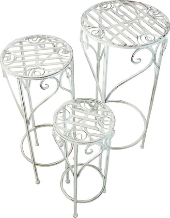 Set-di-3-fioriere-in-stile-provenzale-Bianco-Milani-Home