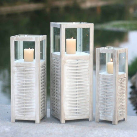 set-di-3-lanterne-in-metallo-Bianco-Milani-Home