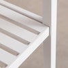 Mobiletto multiuso con ripiani scaffale moderno in legno Bianco