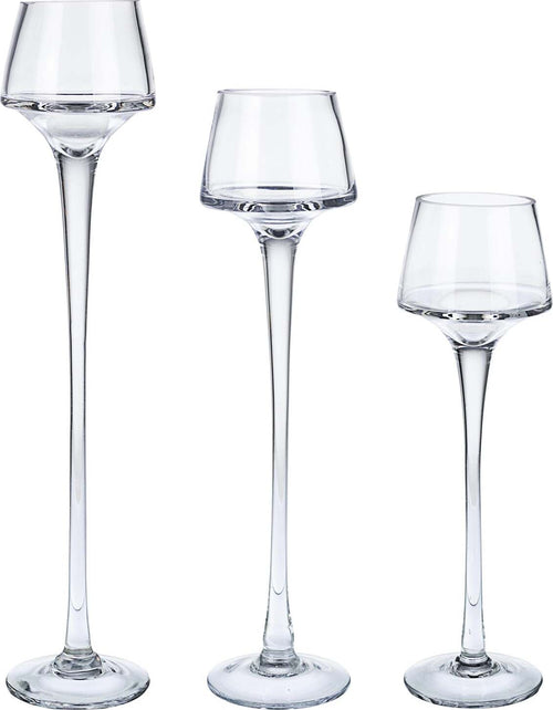 Set di 3 portacandele in vetro per interno decorazione natalizia moderna Casa e cucina/Decorazioni per interni/Candele e portacandele/Candele/Candele a colonna MagiediNatale.it - Altamura, Commerciovirtuoso.it