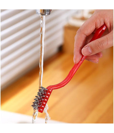 Set Di 3 Spazzole In Nylon Antiruggine Per Pulizia Del Filo Di Acciaio Per Stufe