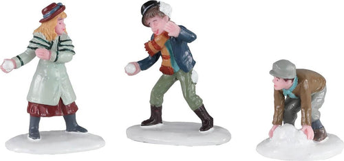 Set di 3 statuette bambini che giocano con la neve decorazione natalizia per presepe villaggio di Natale Casa e cucina/Decorazioni per interni/Addobbi e decorazioni per ricorrenze/Decorazioni natalizie/Oggettistica MagiediNatale.it - Altamura, Commerciovirtuoso.it