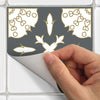 Set di 30 adesivi murali Mosaico Antalya 10 x 10 cm 0527 Ambiance Casa e cucina/Decorazioni per interni/Accessori decorativi/Sticker decorativi/Adesivi e murali da parete/Adesivi da parete Scontolo.net - Potenza, Commerciovirtuoso.it