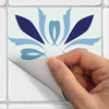 Set di 30 adesivi murali Mosaico cementine blu, 10 × 10 cm 0363 Ambiance Casa e cucina/Decorazioni per interni/Accessori decorativi/Sticker decorativi/Adesivi e murali da parete/Adesivi da parete Scontolo.net - Potenza, Commerciovirtuoso.it