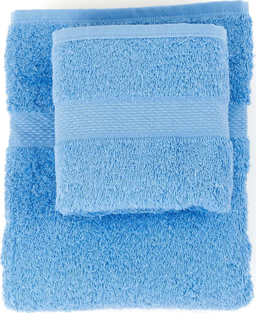 Set Di 4 Asciugamani Azzurro/blu Morbito Assorbente 100% Puro Cotone 60x100cm per Il Bagno Casa e cucina/Bagno/Biancheria da bagno/Asciugamani/Set di asciugamani Smartdecohome - Sesto San Giovanni, Commerciovirtuoso.it