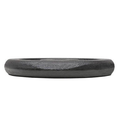 Set Di 4 Dischi Per Pesi Manubri Da 5 Kg In Ghisa Bilanciere F 30mm Colore Nero