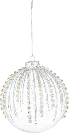 Set di 4 palline per albero di natale Jem in vetro da Ø 10 cm pendaglio natalizio Casa e cucina/Decorazioni per interni/Addobbi e decorazioni per ricorrenze/Decorazioni natalizie/Addobbi e decorazioni/Palle e palline MagiediNatale.it - Altamura, Commerciovirtuoso.it