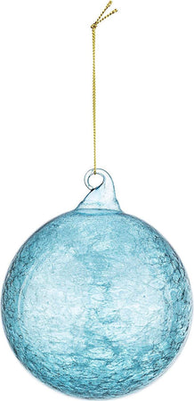 Set di 4 palline per albero Wave Azzurro di natale in vetro da Ø 10 cm pendaglio natalizio Casa e cucina/Decorazioni per interni/Addobbi e decorazioni per ricorrenze/Decorazioni natalizie/Addobbi e decorazioni/Palle e palline MagiediNatale.it - Altamura, Commerciovirtuoso.it