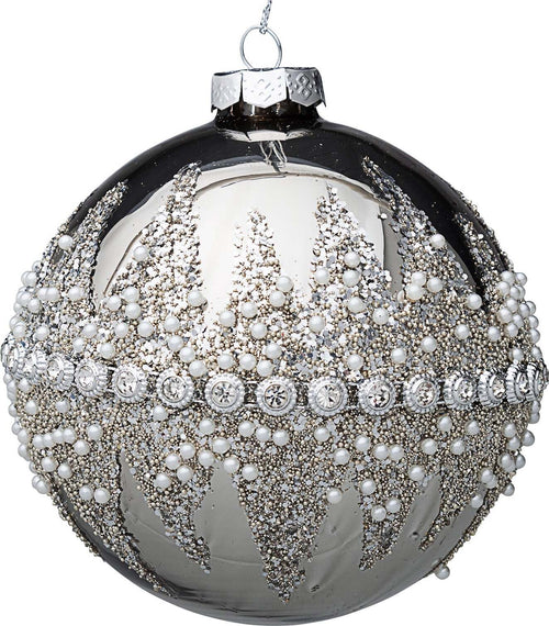 Set di 4 palline Radiant di Natale decorazione per albero natalizio da Ø10 cm color argento Casa e cucina/Decorazioni per interni/Addobbi e decorazioni per ricorrenze/Decorazioni natalizie/Addobbi e decorazioni/Palle e palline MagiediNatale.it - Altamura, Commerciovirtuoso.it