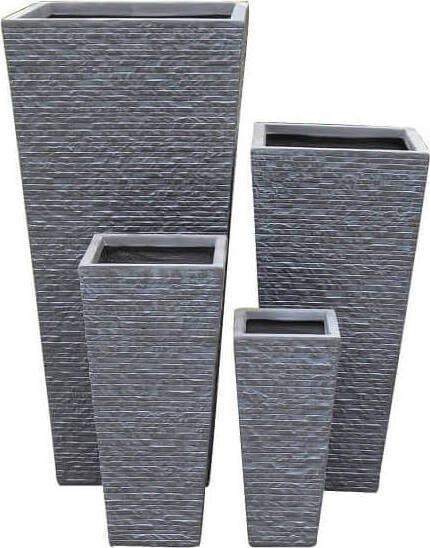 set-di-4-vasi-da-giardino-Grigio-Milani-Home
